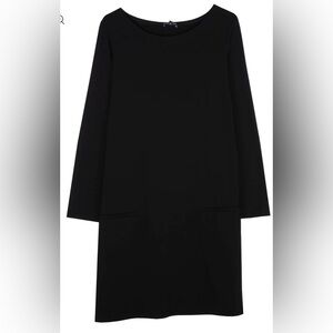 Eileen Fisher Bateau Neck Tencel Fleece Dress